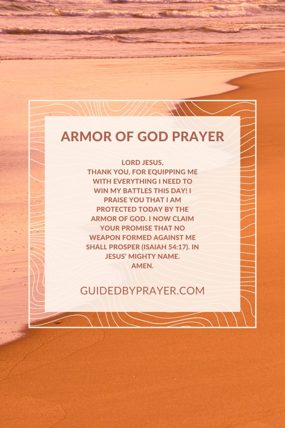 Armor of God Prayer – Guided by Prayer