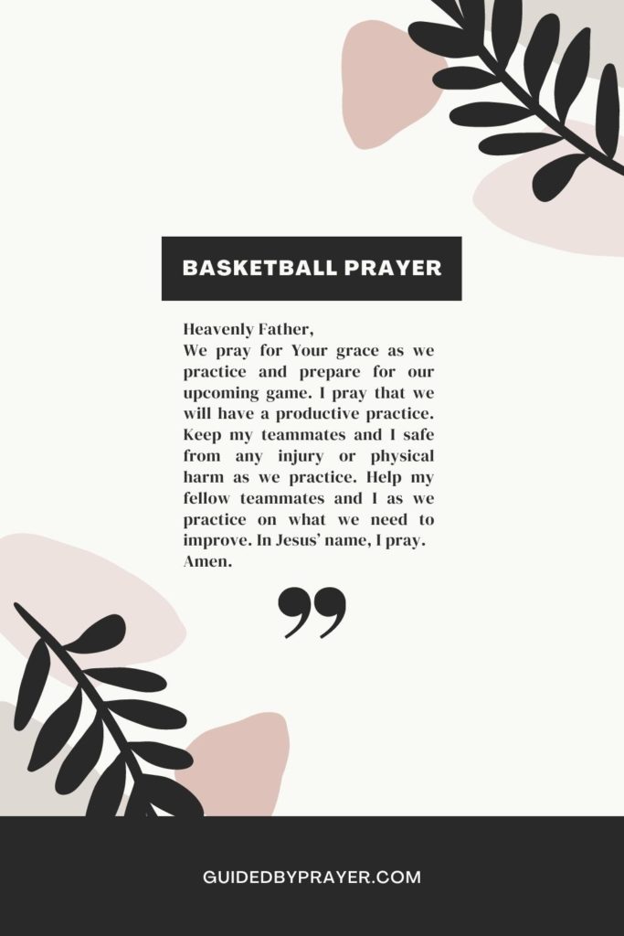 Basketball Prayer