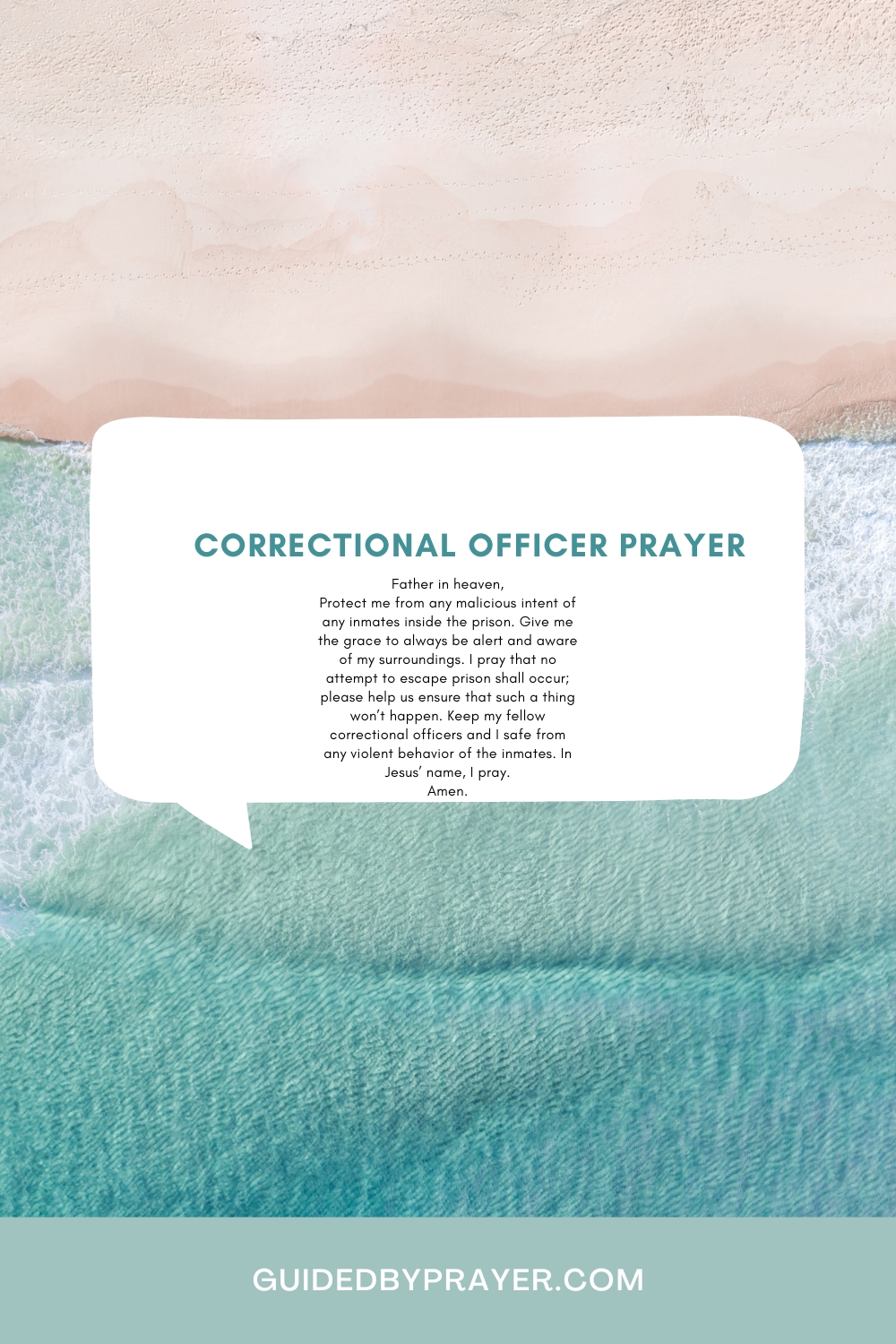 Correctional Officer Prayer Guided By Prayer