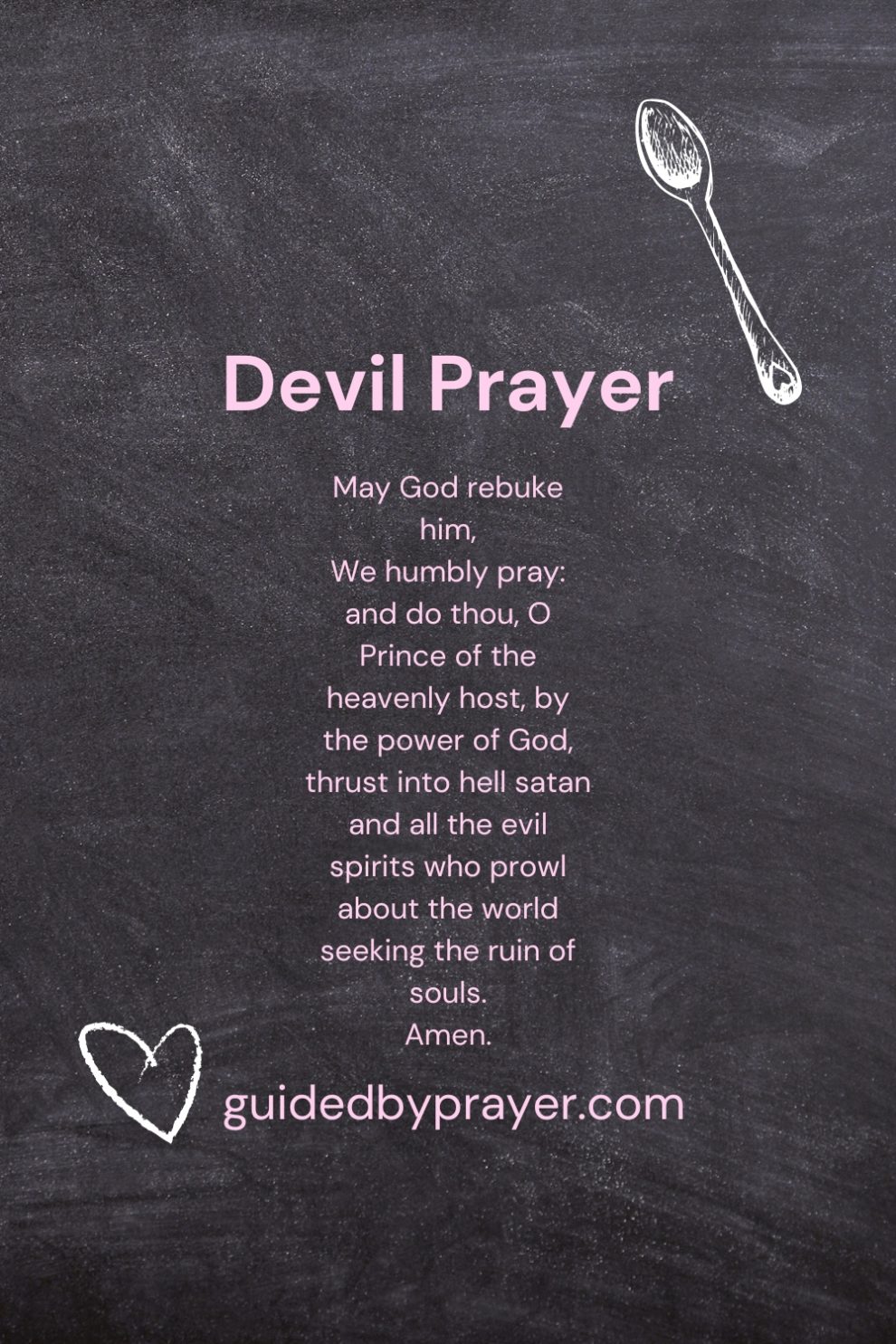 Devil Prayer Guided By Prayer