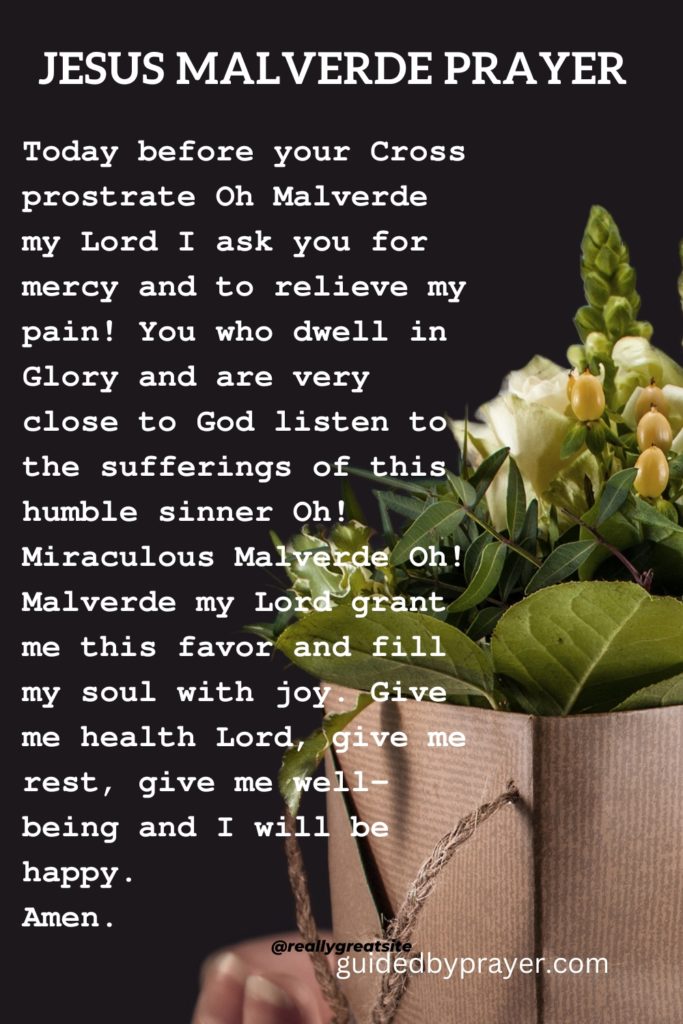 Jesus Malverde Prayer