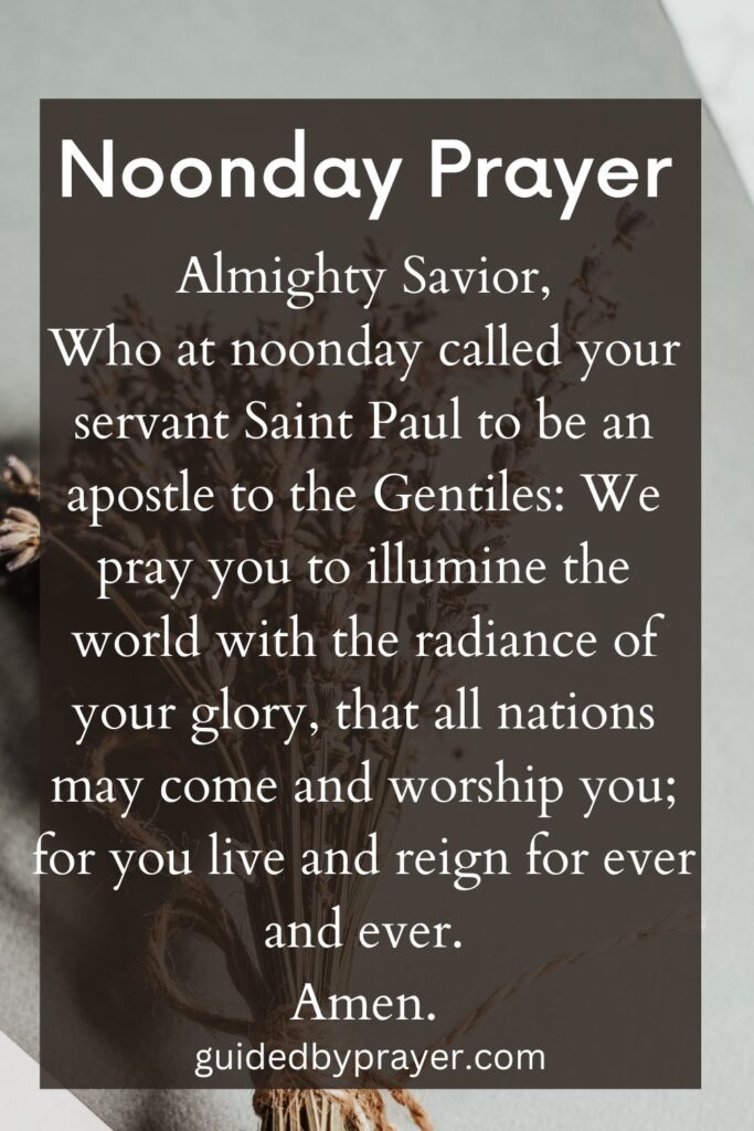 Noonday Prayer