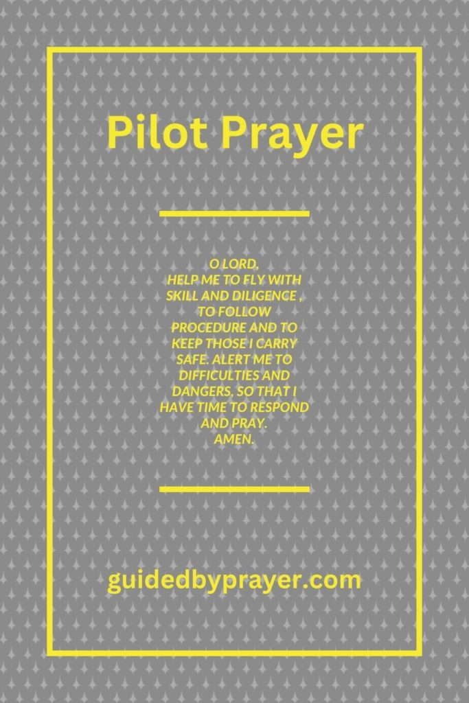 Pilot Prayer