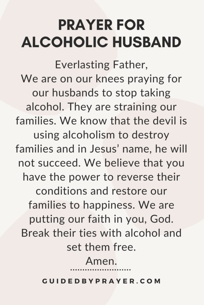 Prayer For Alcoholic Husband