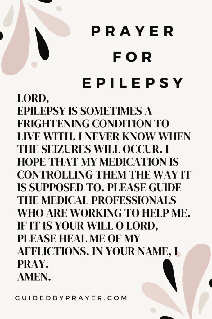 Prayer For Epilepsy