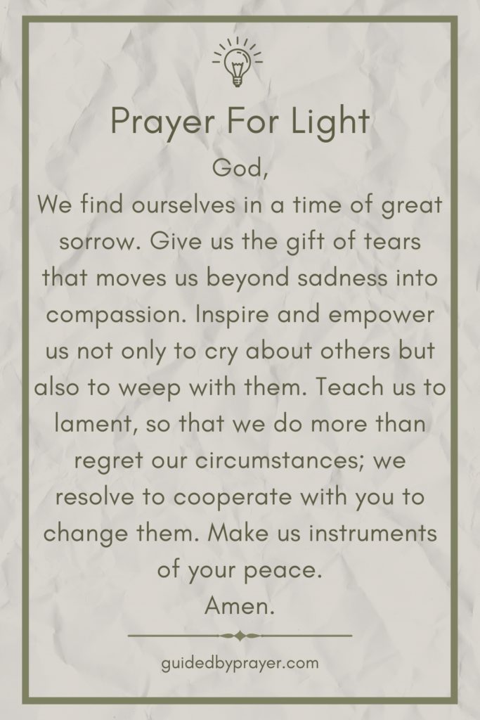 Prayer For Light