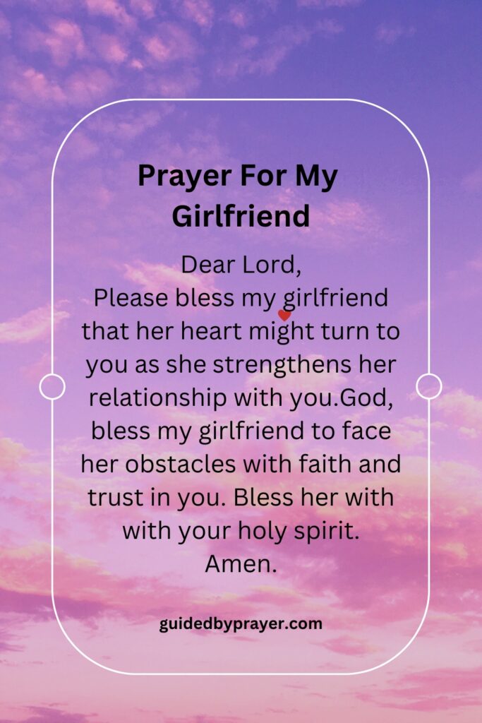 Prayer For My Girlfriend