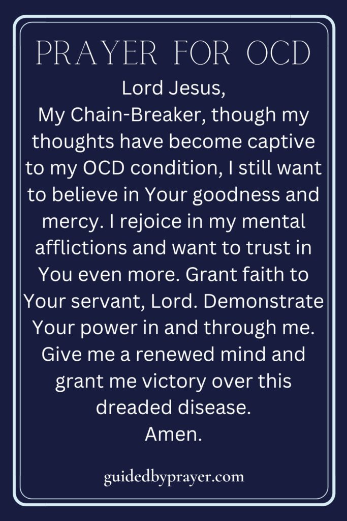 Prayer For OCD