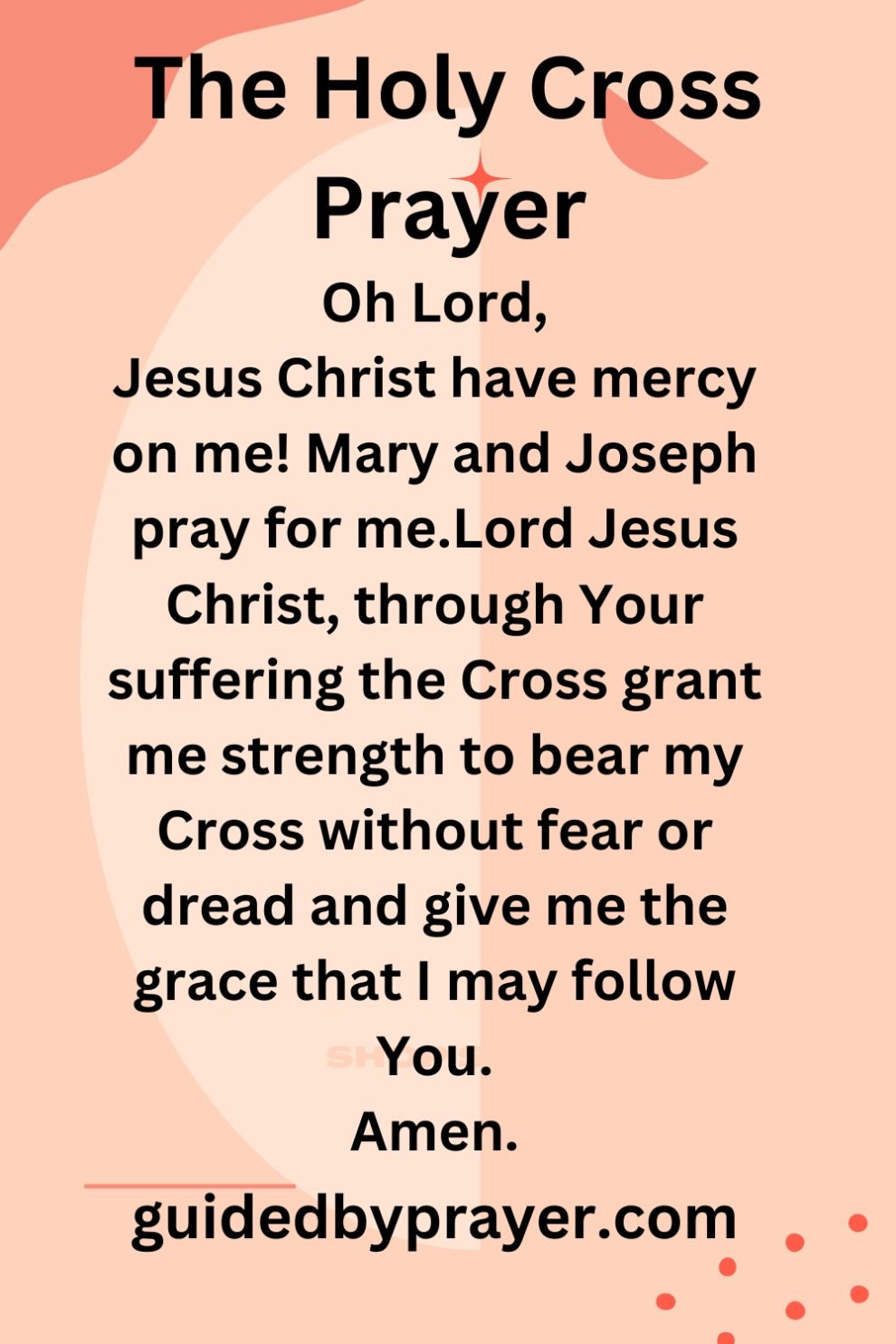 The Holy Cross Prayer – Guided by Prayer