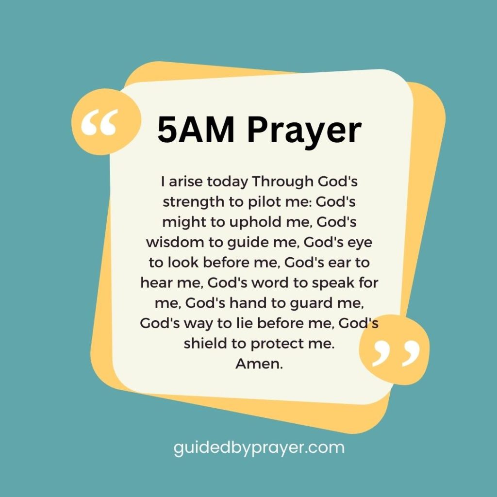 5AM Prayer