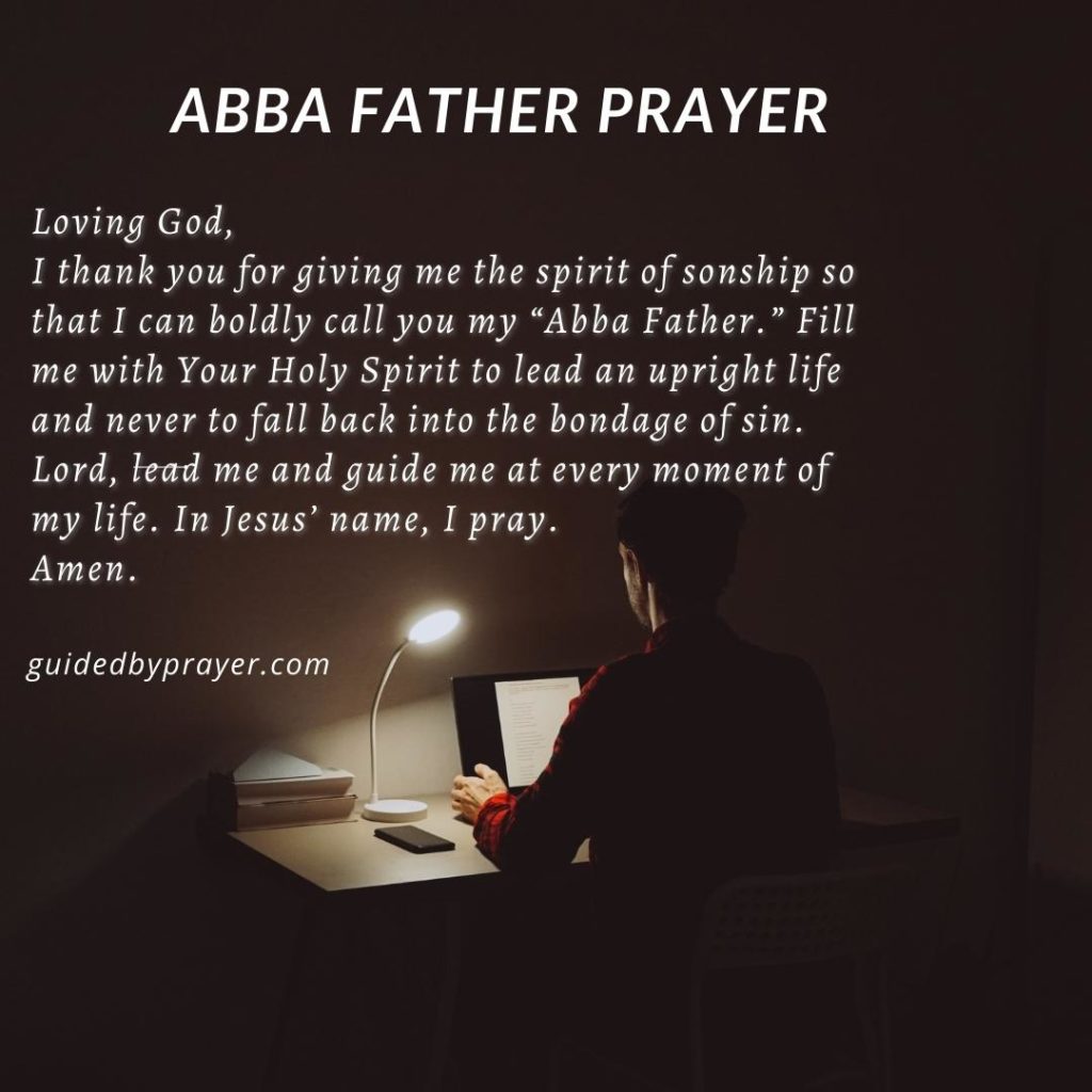 Abba Father Prayer