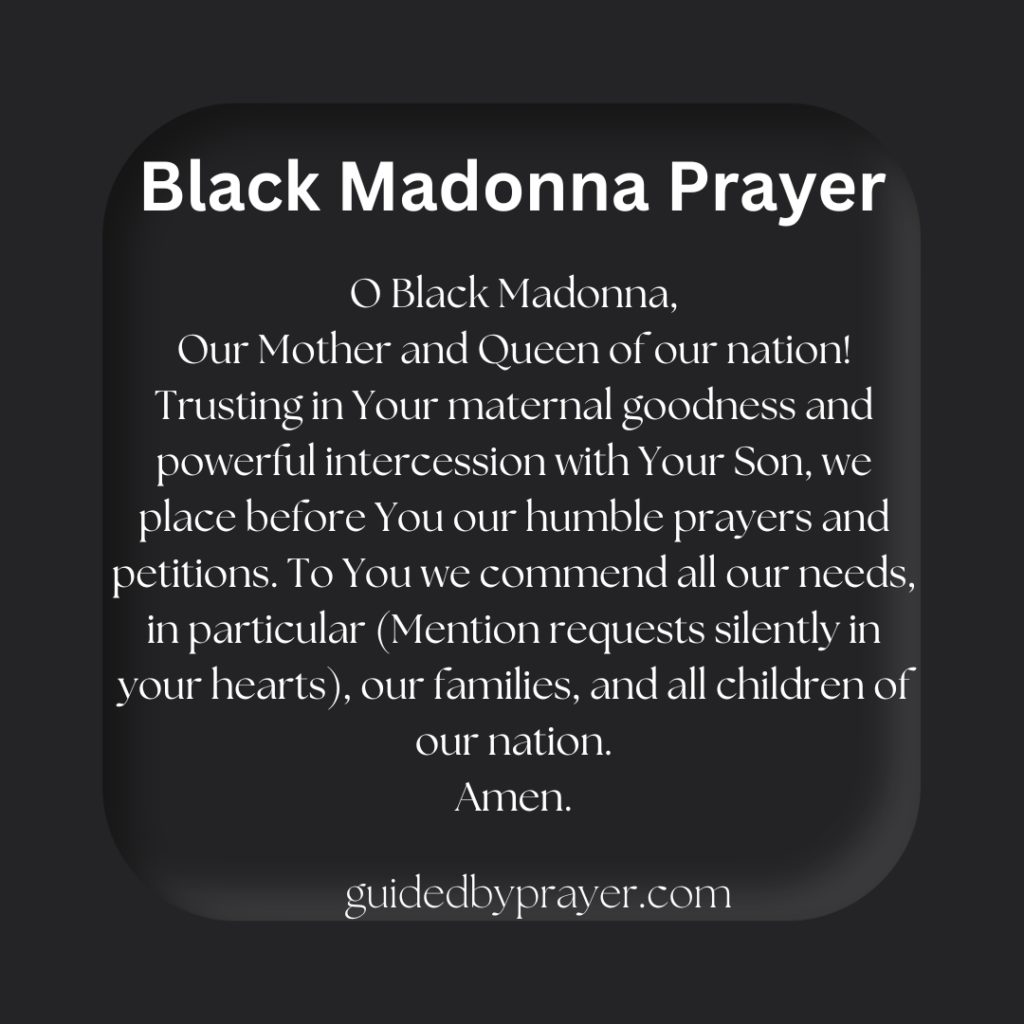 Black Madonna Prayer