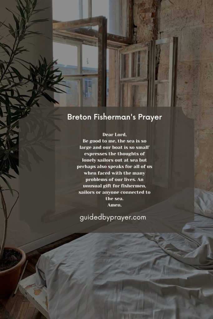 Breton Fisherman's Prayer