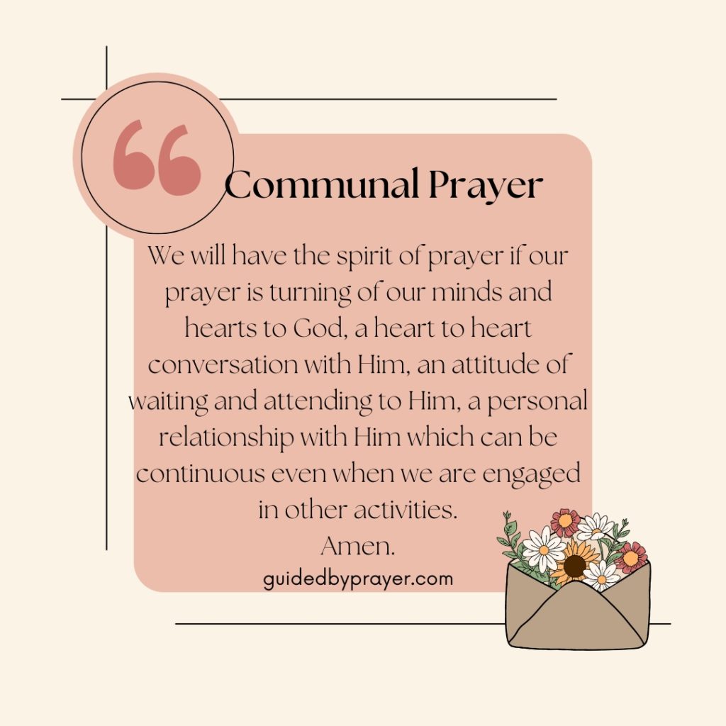 Communal Prayer