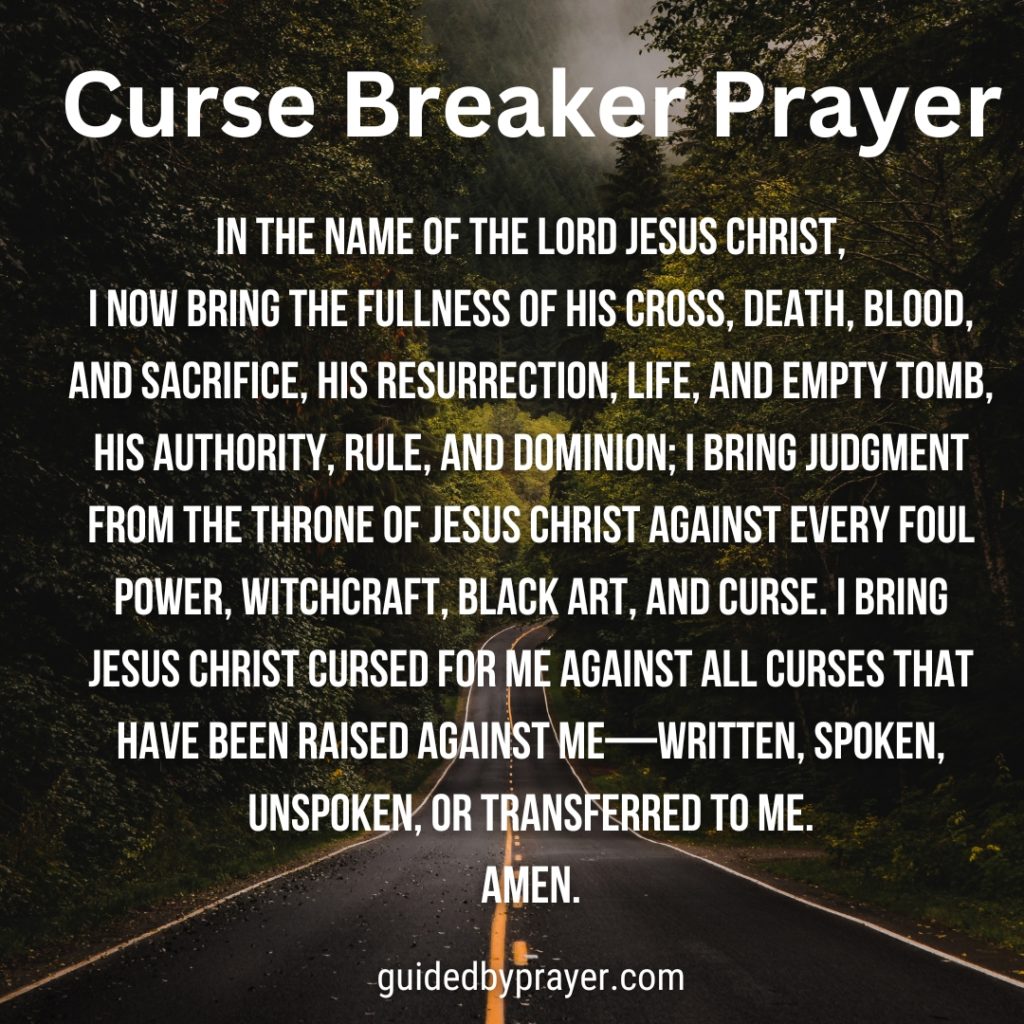Curse Breaker Prayer