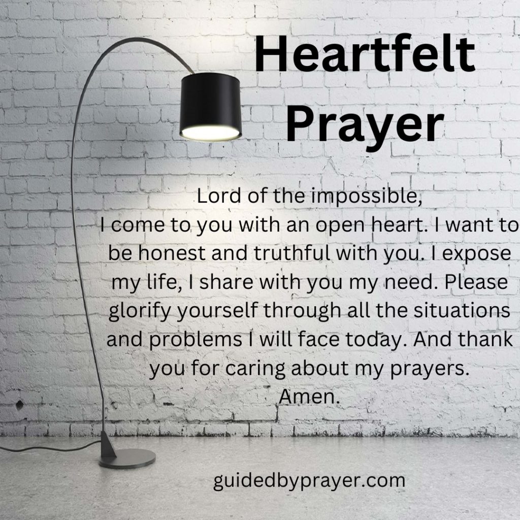 Heartfelt Prayer