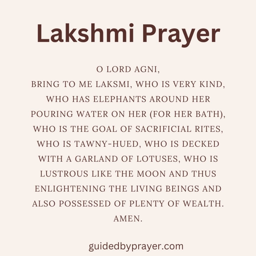 Lakshmi Prayer