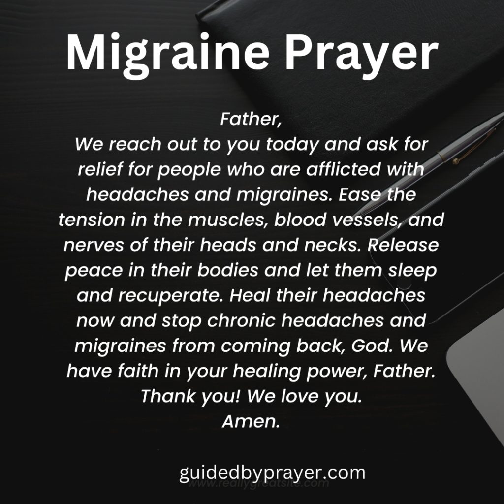 Migraine Prayer