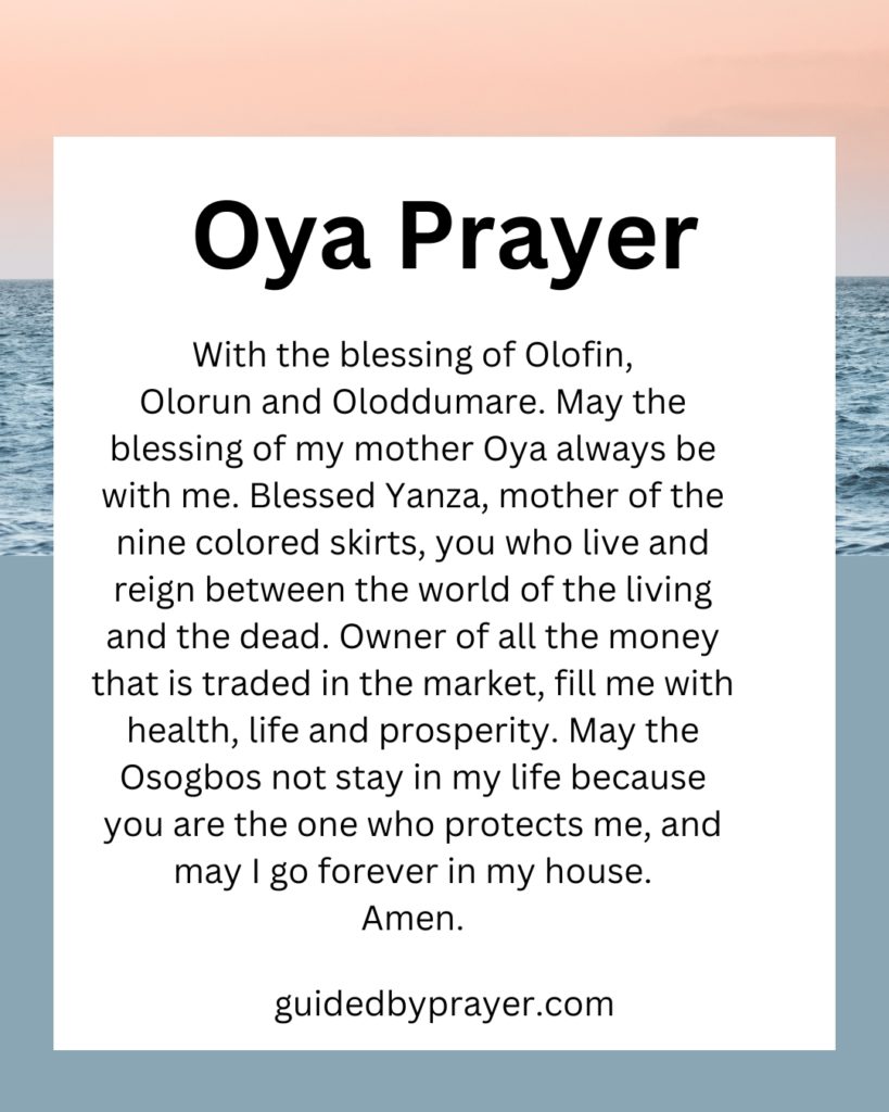 Oya Prayer