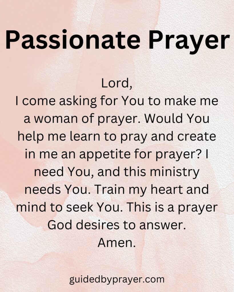 Passionate Prayer