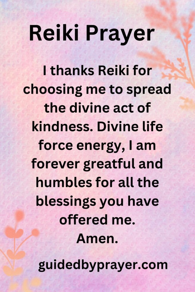 Reiki Prayer