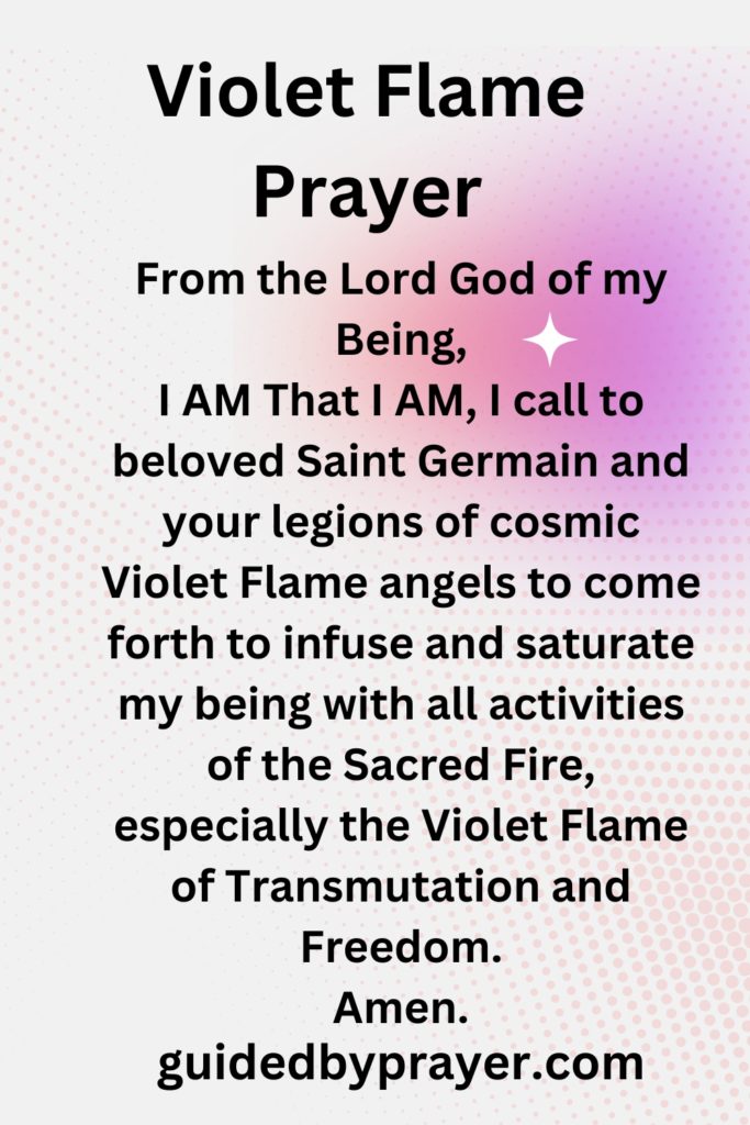 Violet Flame Prayer