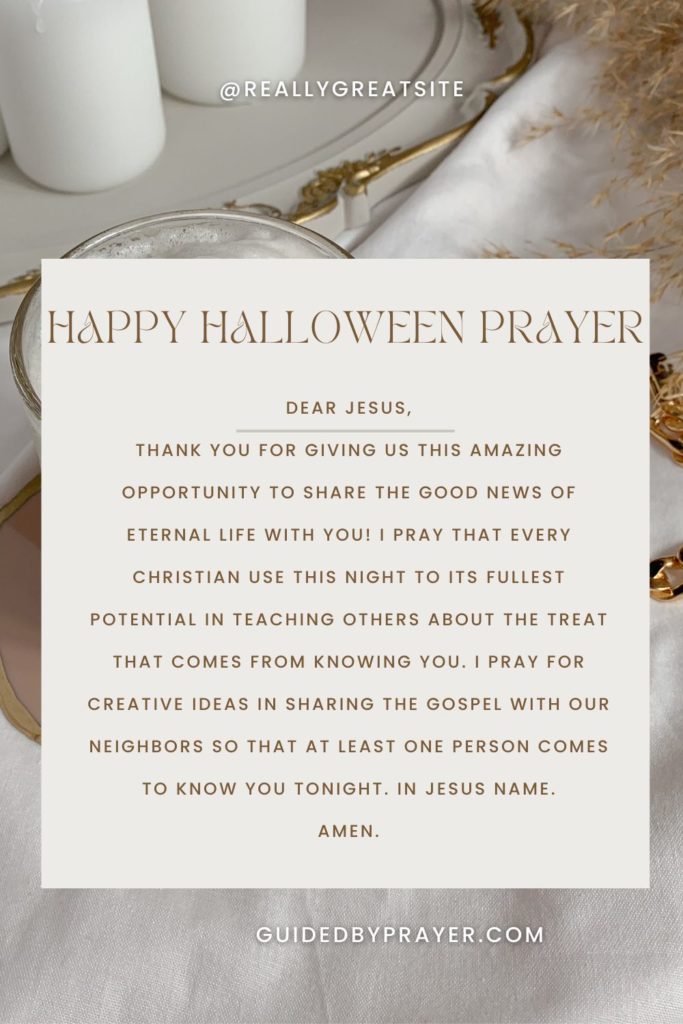 halloween prayer