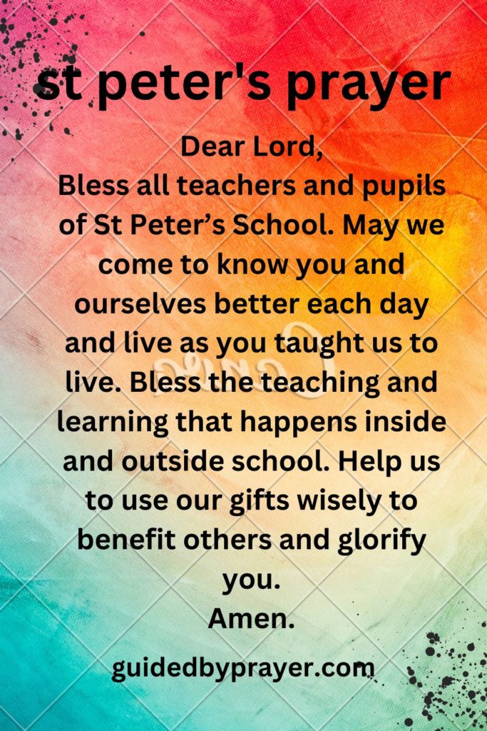 st peter's prayer