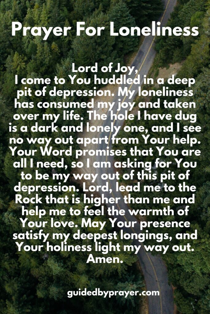 Prayer For Loneliness