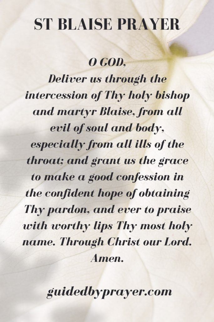 St Blaise Prayer