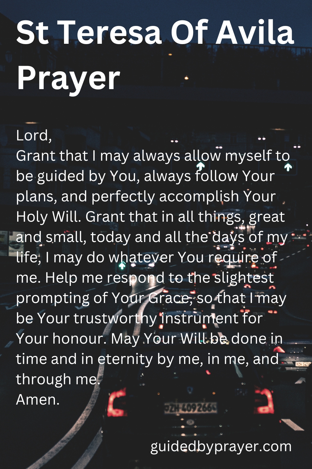 St Teresa Of Avila Prayer