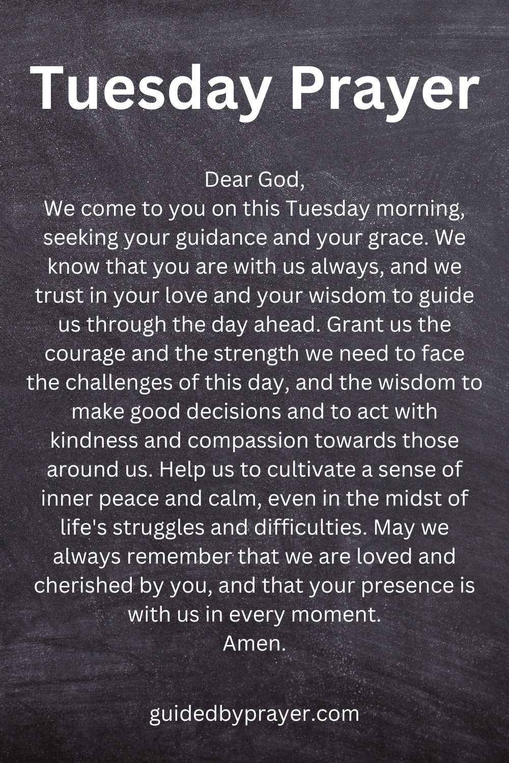 Tuesday Prayer